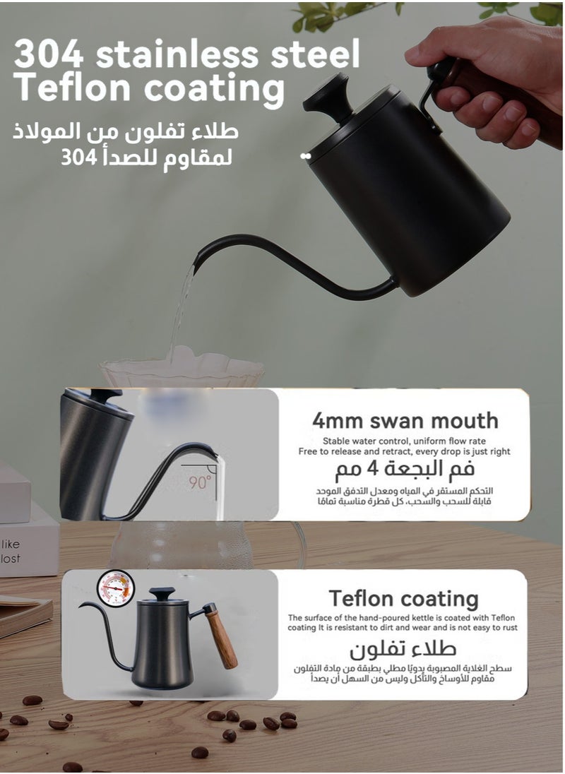 Bolivia's V60 Pour Over Coffee Set,10-Piece Drip Coffee Maker Set,Hand Brewing Coffee Accessories Kit,ALL In 1 Portable Travel Bag  - Image 3