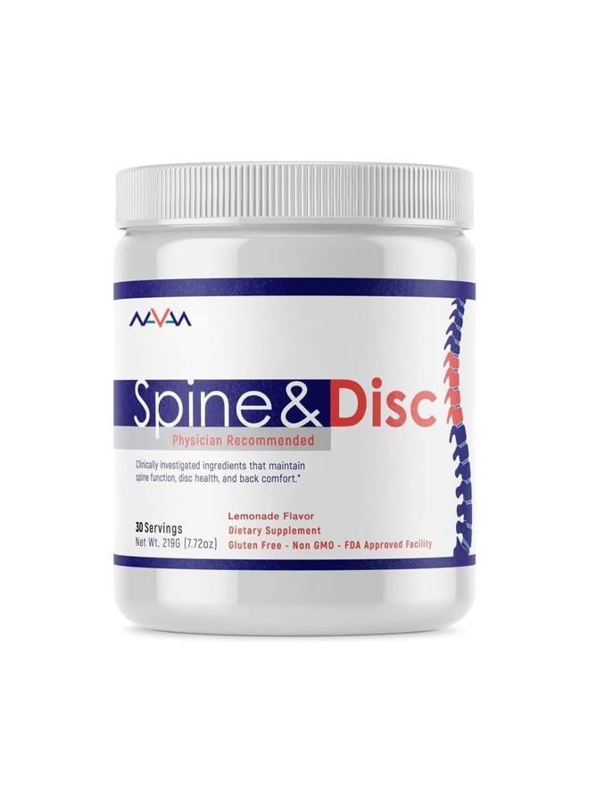 Navan Spine and Disc: A Dietary Nutritional Supplement for Back Support to Maintain The Spine, Vertebrae, and Disc - Image 1
