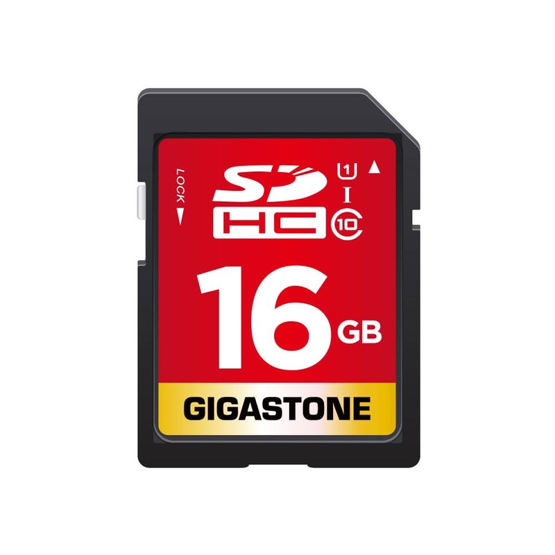 Gigastone Gigastone 16GB SD Card UHS-I U1 Class 10 SDHC Memory Card High-Speed Full HD Video Canon Nikon Sony Pentax Kodak Olympus Panasonic Digital Camera - Image 1