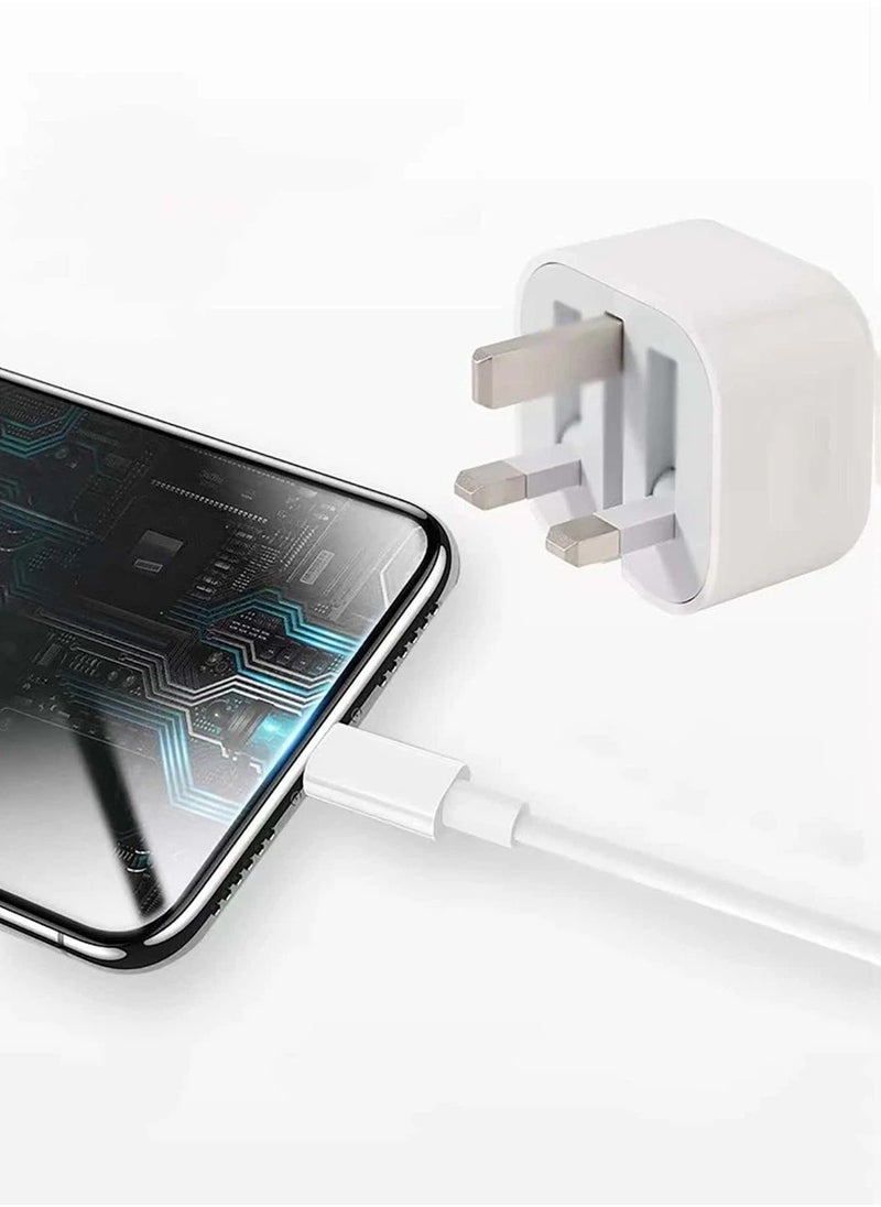 PRIMO PLUS - USB-C Power Adapter With Type-C To Lightning Cable 20W White - Image 1
