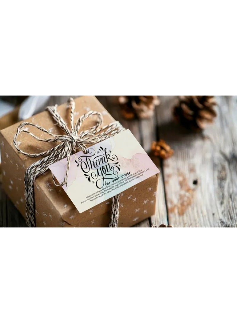 طقم كروت شكر فاخرة – 100 كارت ممتاز – مقاس 5×9 سم – جودة طباعة عالية - Image 4