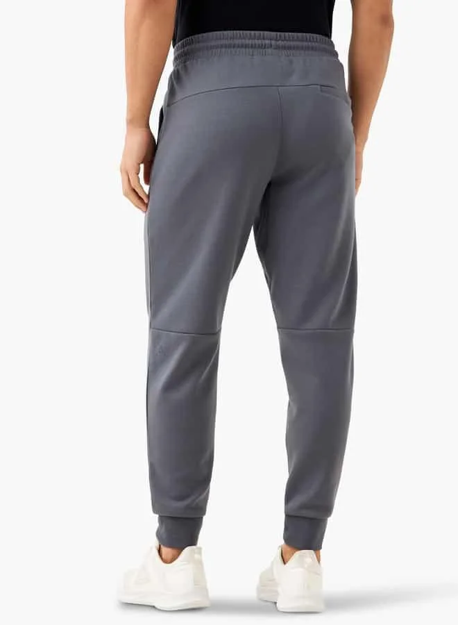 ADOT by Splash Panelled Joggers with Drawstring Closure and Pockets