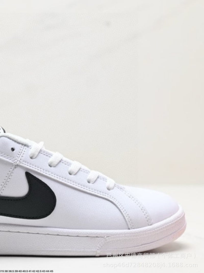 Putian Shoes Court Low-Top Board Shoes Black And White Shoes Casual Men'S And Women'S Thick-Soled Retro Student Breathable Sneaker - Image 1