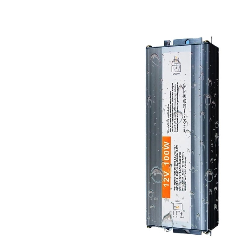 150W Slim IP67 Waterproof Switching Power Supply AC 110 220V to DC 12V 24V Lighting Driver 30W 50W 100W 200W - Image 1