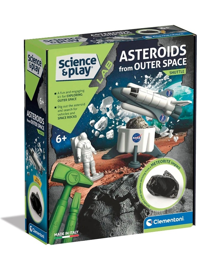 Clementoni 61350, Nasa Asteroids From Outer Space (Shuttle) Toy For Children, Ages 6 Plus  - Image 1