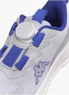 Kappa Boys' Logo Print Sports Shoes With Rotating Buckle Closure  - Image 4