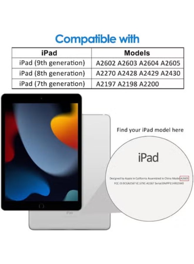 iPad 7 (10.2-inch 2019 7th Generation) Tempered Glass Screen Protector - Clear - Image 2