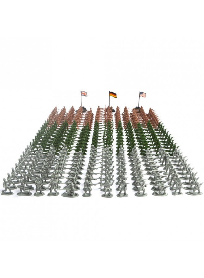 RAINBOW TOYFROG RAINBOW TOYFROG Army Men Play Bucket-Soldiers of WWII-Over 300 Piece Set  - Image 1