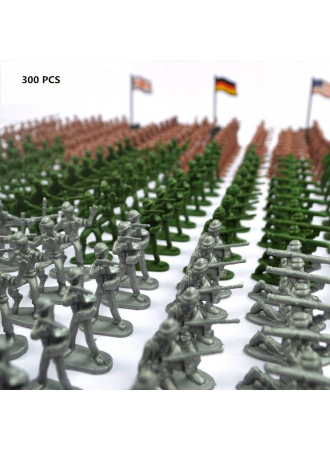 RAINBOW TOYFROG RAINBOW TOYFROG Army Men Play Bucket-Soldiers of WWII-Over 300 Piece Set  - Image 3
