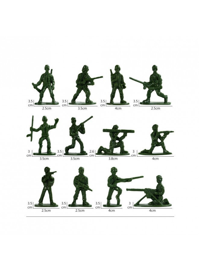 RAINBOW TOYFROG RAINBOW TOYFROG Army Men Play Bucket-Soldiers of WWII-Over 300 Piece Set  - Image 4