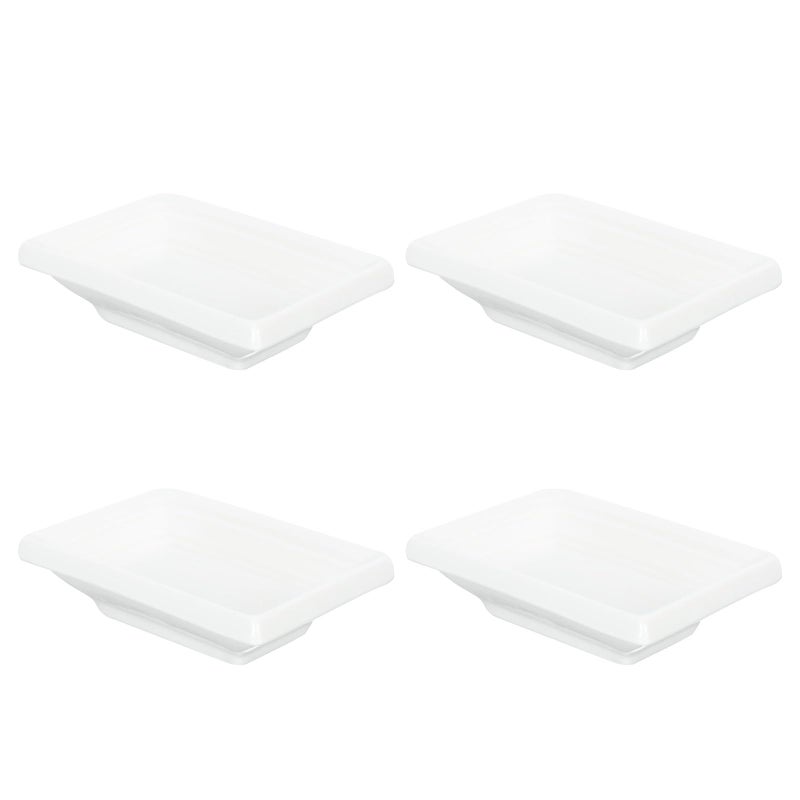 Japanese Style Ceramic Sauce Dish Set 4pcs 3 Inch Sushi Soy Vinegar Container - Image 2