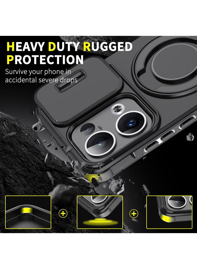 erorex Case For OPPO Reno13 5G Global Sliding Camshield Ring Holder Phone Case - Image 2