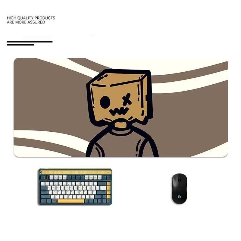 Extra Large Mouse Pad with Big Mustache Design - Office & Gaming Comfort - Image 1