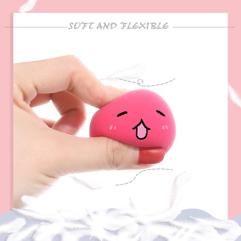 Fennec Mart Makeup Sponges 3Pack Blender Beauty Foundation Blending Sponge Professional Beauty Makeup Set Multi Colour And Multi Shape - Image 5