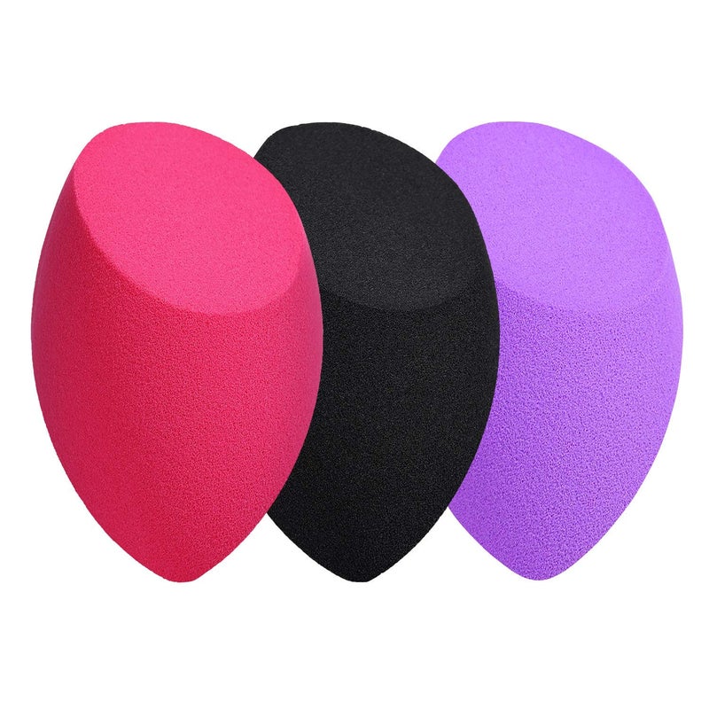 Fennec Mart Makeup Sponges 3Pack Blender Beauty Foundation Blending Sponge Professional Beauty Makeup Set Multi Colour And Multi Shape - Image 1