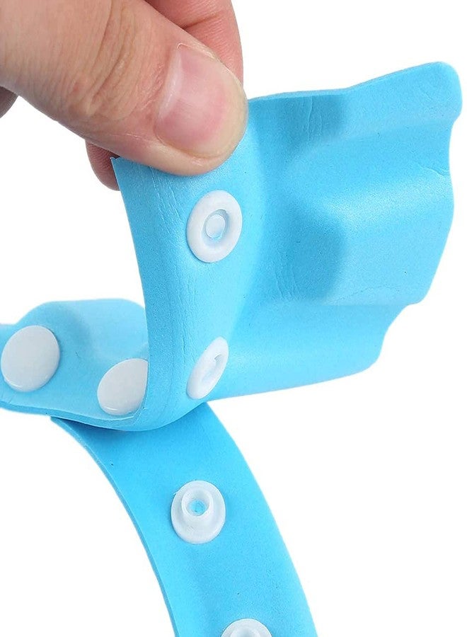 كوبير إندستريز قبعة استحمام ناعمة قابلة للتعديل من كوبر إندستريز، آمنة للاستخدام أثناء الاستحمام والشامبو، مناسبة للأطفال الصغار والرضع والأطفال - عبوة من قطعتين (أزرق) - HS_38_KUBMART21343 - Image 5