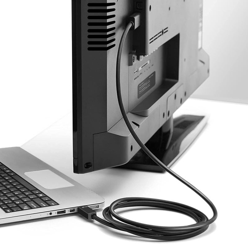 Hexabyte Mini DisplayPort (Mini DP) to HDMI Cable 1.5 Meter – Gold Plated, Thunderbolt Compatible for iMac, MacBook Pro, MacBook Air, PC, HDTV – White - Image 3