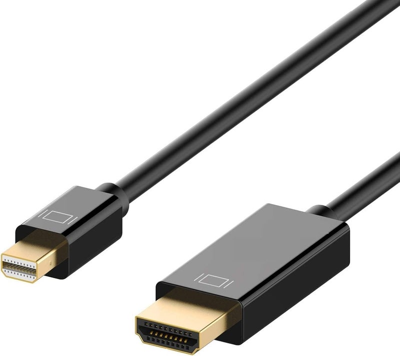 Hexabyte Mini DisplayPort (Mini DP) to HDMI Cable 1.5 Meter – Gold Plated, Thunderbolt Compatible for iMac, MacBook Pro, MacBook Air, PC, HDTV – White - Image 1