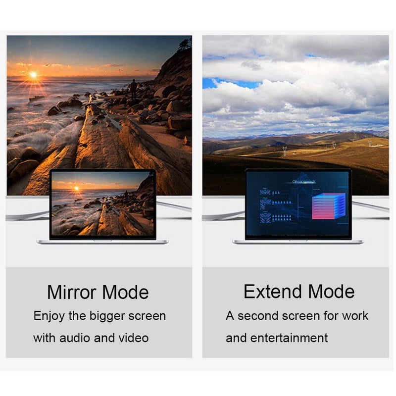 Hexabyte Mini DisplayPort (Mini DP) to HDMI Cable 1.5 Meter – Gold Plated, Thunderbolt Compatible for iMac, MacBook Pro, MacBook Air, PC, HDTV – White - Image 5