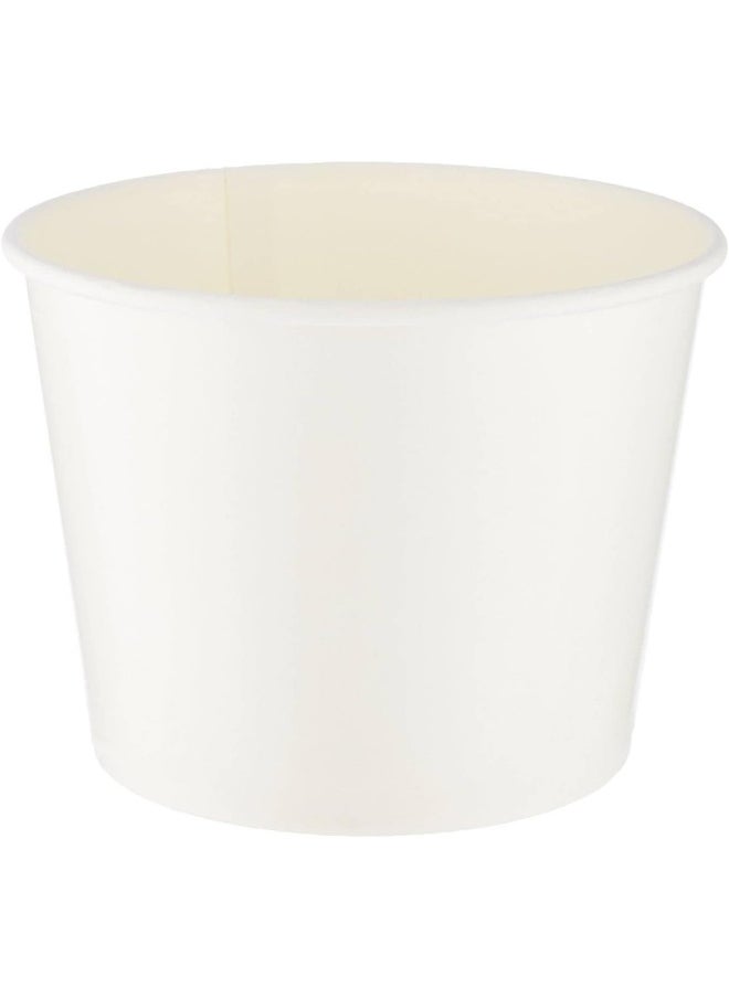 Hotpack - Hotpack Disposable Paper Soup Bowl for Food Storage Take-Outs, Or To-Go Lunch, 400ml, 5 Pieces - Image 1