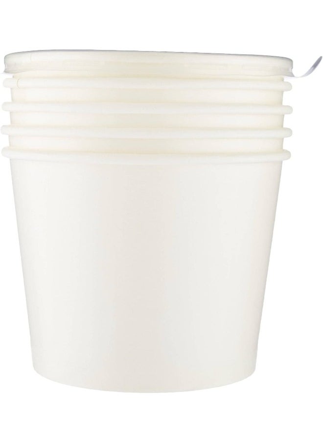 Hotpack - Hotpack Disposable Paper Soup Bowl for Food Storage Take-Outs, Or To-Go Lunch, 400ml, 5 Pieces - Image 1