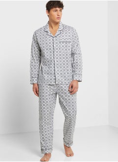 Geo Print Pyjama Set