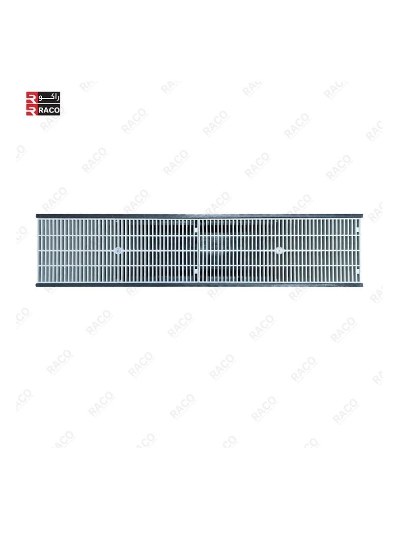 RACO Floor Grating Drainage Taurus Channel Grate for Garage, Shower, Wet Room, Roofs, Terraces, Balconies, Gardens, Corridors – 1Mtr Length 20cm Width Made in Italy  - Image 3