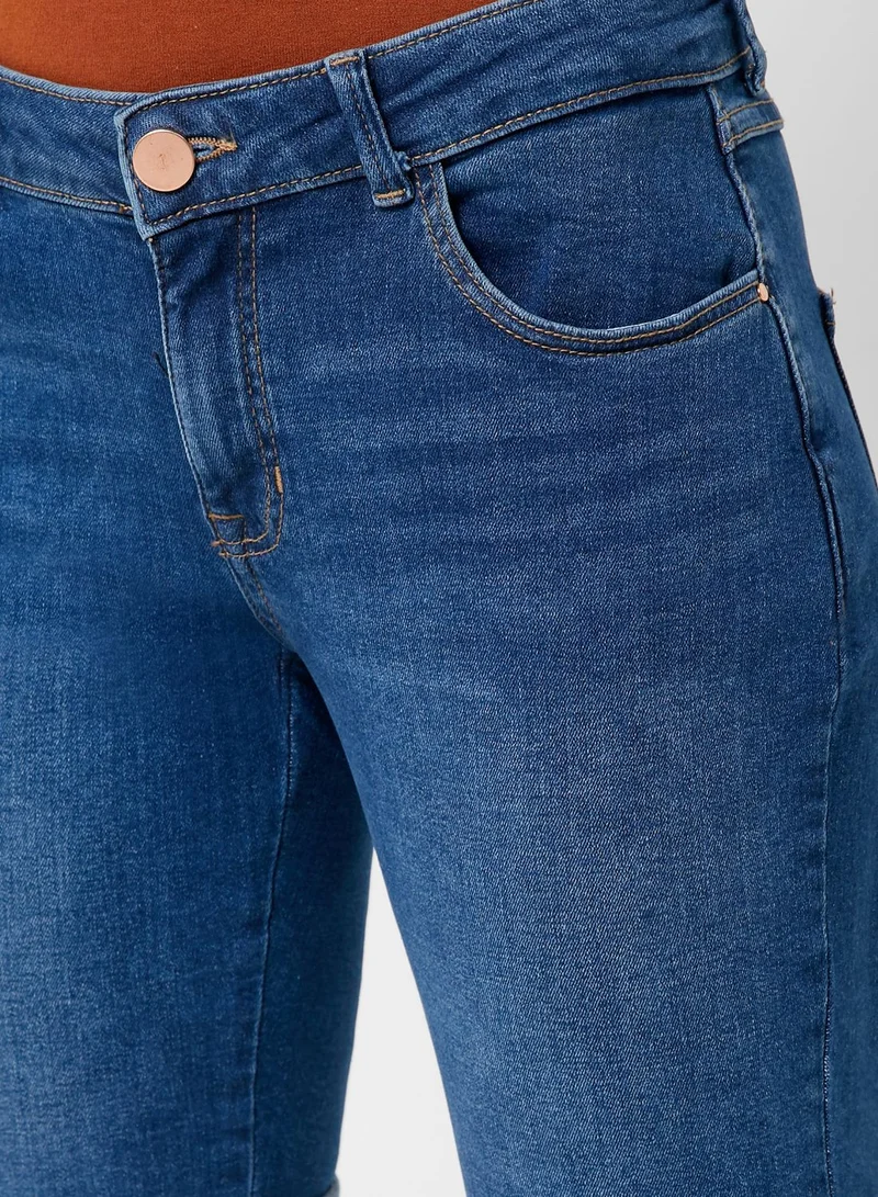 DOROTHY PERKINS Roll Hem Denim Shorts