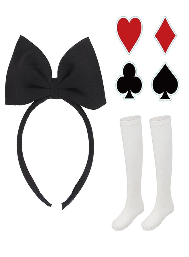 qnprt Halloween Costumes for Kids 2025 Alice in Wonderland Costume Girls Bulue Dress,13 - Image 4