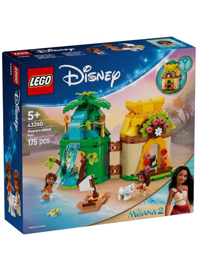 LEGO LEGO - Disney Moana's Island Fun 175 Pieces - 43260  - Image 1
