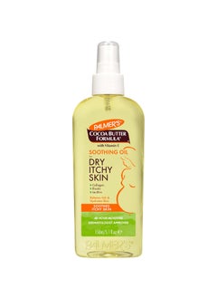 Palmer's Cocoa Butter Formula Soothing Oil with Vitamin E, Dry, Itchy Skin Relief, Pregnancy-Safe Anti-Itch Body Oil, 5.1 Ounces