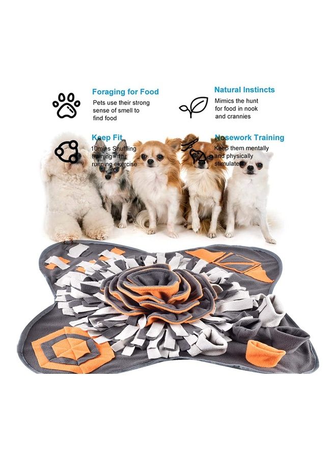 NIBEMINENT Pet Snuffle Feeding Training Mat Multicolour - Image 2