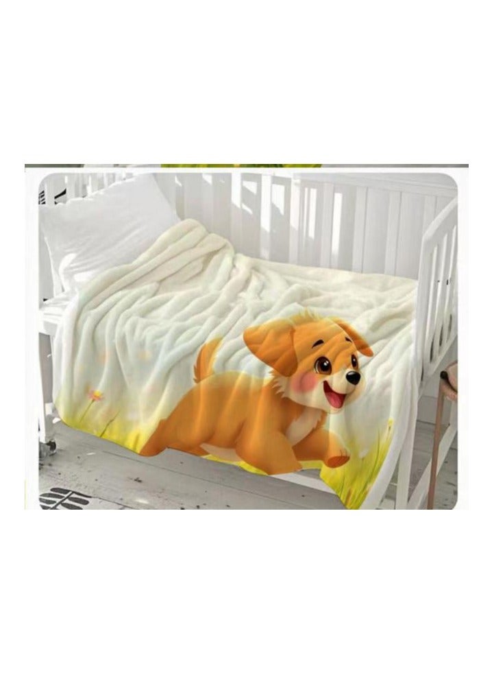 general Children's or student cartoon flannel thin blanket (warm and comfortable, suitable for sleep, games) 100cm*150cm - 596 - Image 3