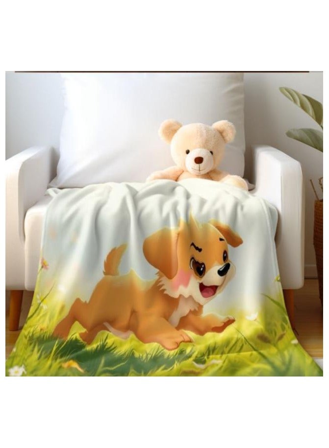 general Children's or student cartoon flannel thin blanket (warm and comfortable, suitable for sleep, games) 100cm*150cm - 596 - Image 4