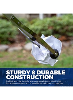 MEDca Reacher Grabber Tool - Gripping Device - Lightweight Durable Folding Claw Extends Arm Reach To 32 Inches Ideal Indoor And Outdoor Reaching Trash Grabber Picker Upper Tool  - Image 5