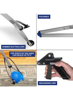 MEDca Reacher Grabber Tool - Gripping Device - Lightweight Durable Folding Claw Extends Arm Reach To 32 Inches Ideal Indoor And Outdoor Reaching Trash Grabber Picker Upper Tool  - Image 3