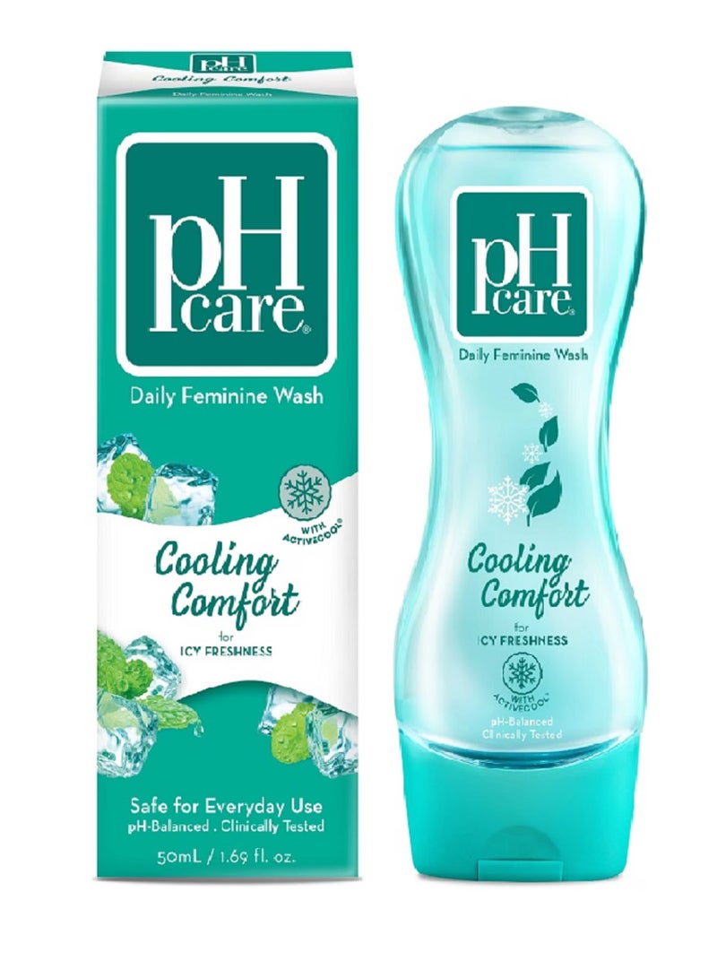 PH Care Feminine Wash Cooling Comfort 50ml - Image 1