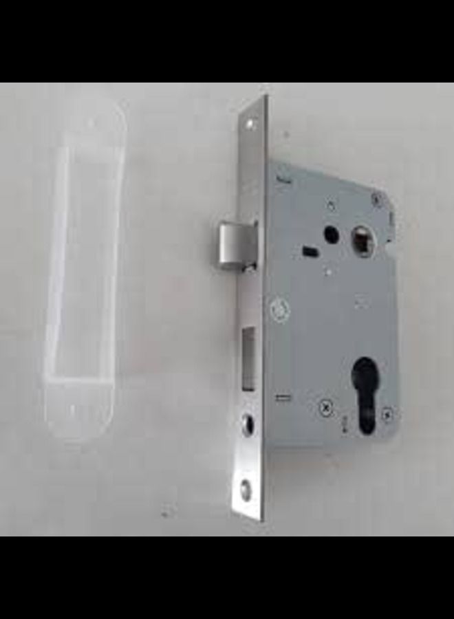 ABBASALI Modern DOOR LOCK 55x72 (SILVER) - Image 1