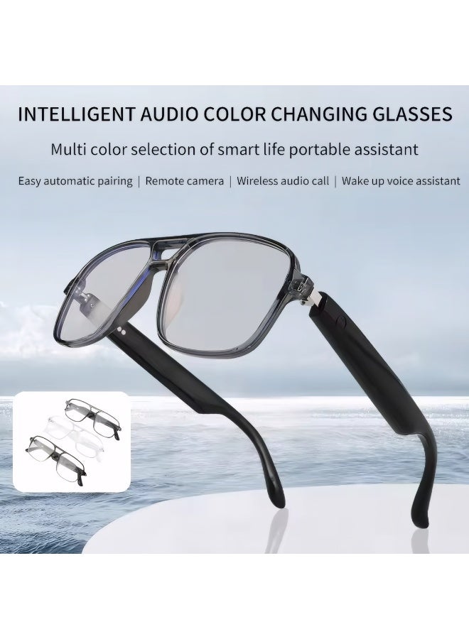 Smart Audio Glasses Wireless Bluetooth Glasses For Anti-blue Light Voice Assistant Listen Music Navigation Glasses  - Image 4