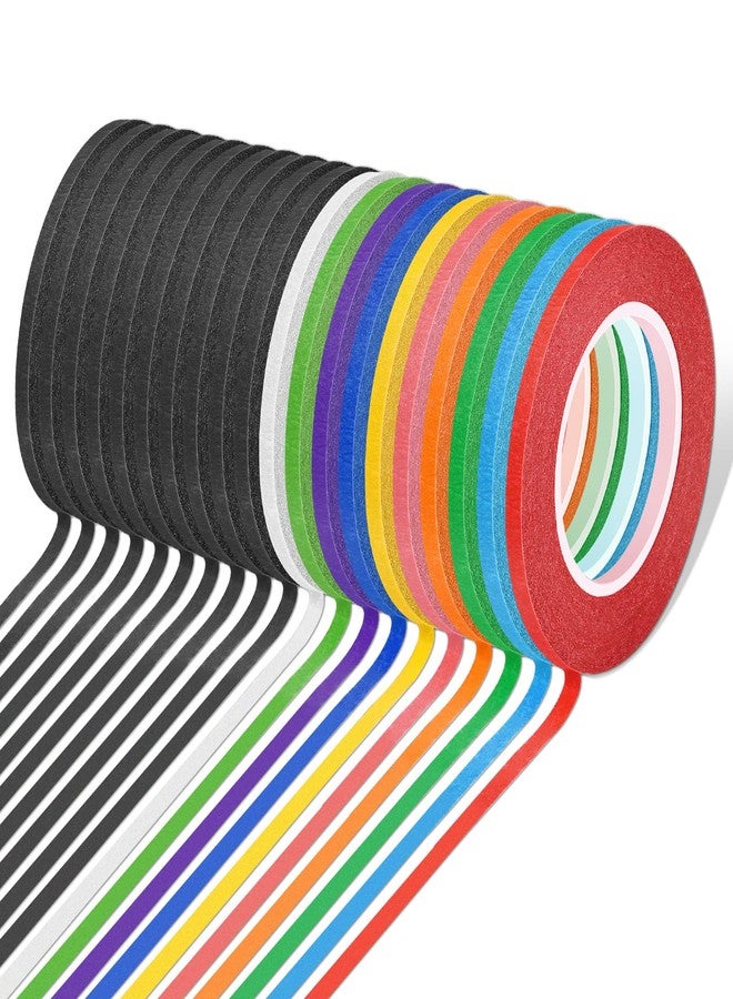 selizo 20 Rolls 1/8 Whiteboard Tape Line, 3mm Thin Tape for Dry Erase Board, Pinstriping Tape, Draping Tape, Chart Tape for White Board Accessories DIY Art Crafts - Image 1