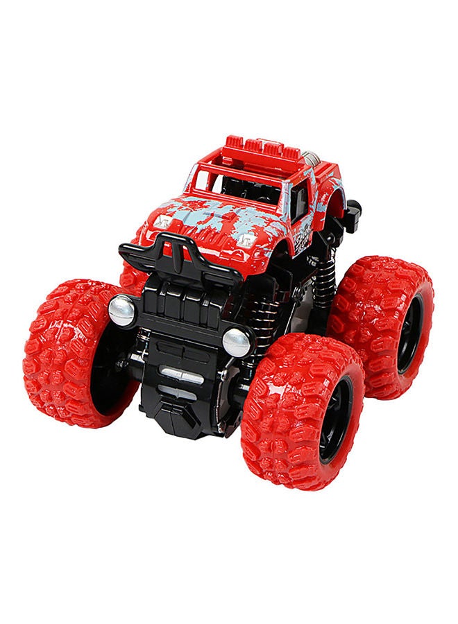 NIBEMINENT Four-Wheel Drive Off-Road Vehicle Model Car Toy Red