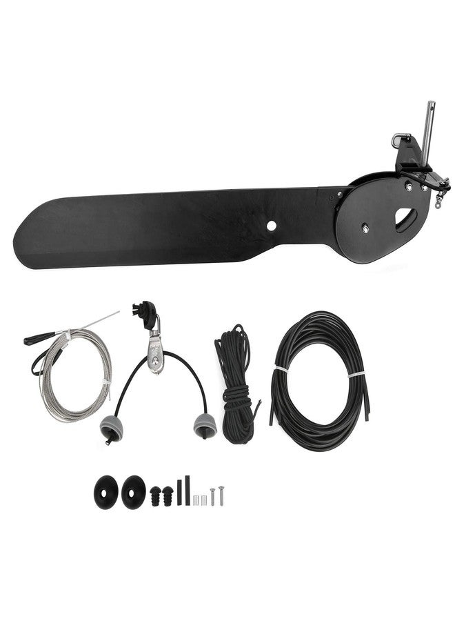 Keenso دَفَّة قَارِب الكَانُو، مجموعة دَفَّة ذيل بلاستيكية لزوارق الكاياك البحرية وقوارب الصيد - Image 1