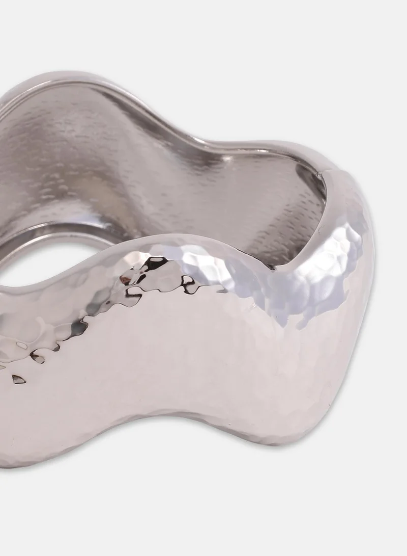 Sohi  Dented-Wave Bangle Artificial Bracelet Jewellery for Women | Best Price UAE