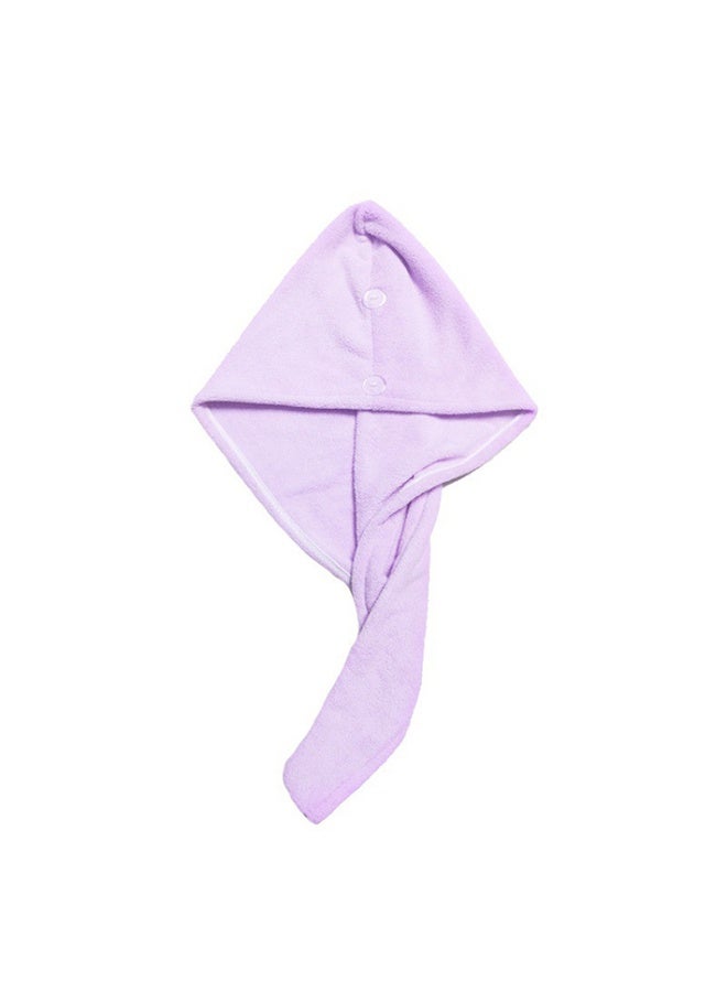 3 Packs Microfiber Hair Towel for Wet Hair Purple Blue Grey - Image 5