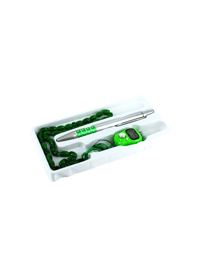 Rahalife Islamic Tasbih Muslim Rosary Beads, Finger Counter and Pen Set  - Image 4