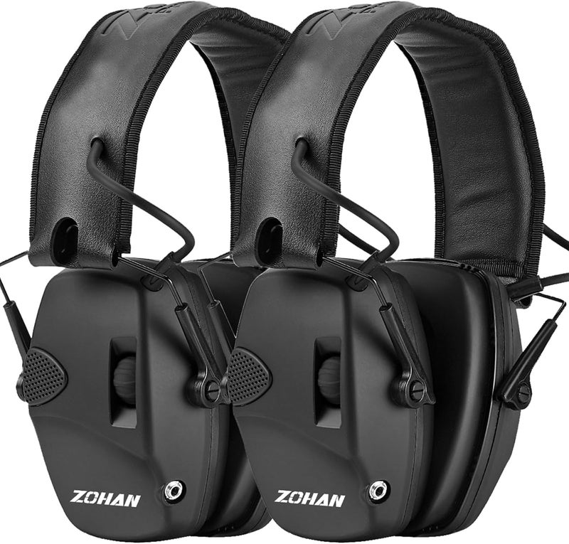 Zohan EM054 Electronic Ear Protection for Shooting Range with Sound Amplification Noise Reduction, Ear Muffs for Gun Range - Image 1