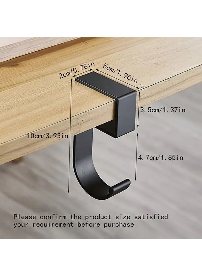 النجمة الخماسية السوداء القابلة للفصل خطاف حقيبة الظهر لا يلزم وجود مادة لاصقة - Image 5