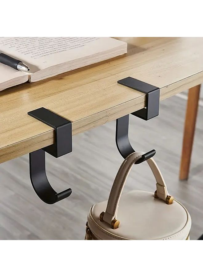 النجمة الخماسية السوداء القابلة للفصل خطاف حقيبة الظهر لا يلزم وجود مادة لاصقة - Image 3