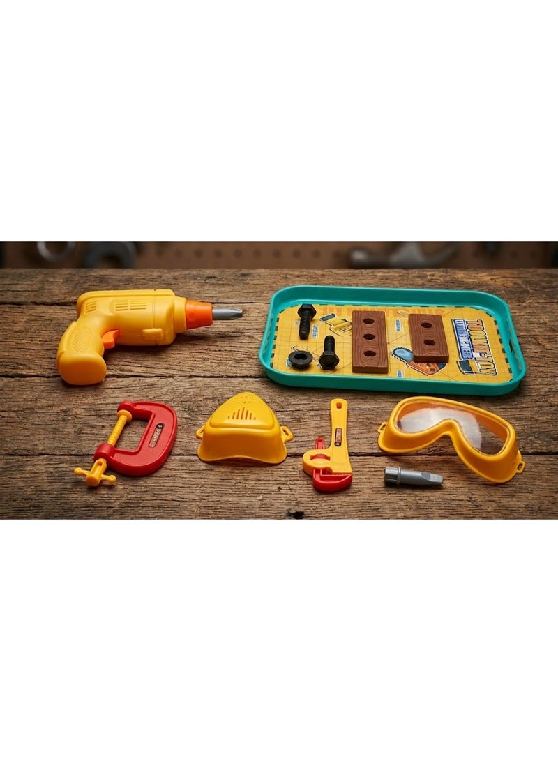 Kids Carpenter Tool Set – Educational Construction & Repair Tools with Safety Goggles - Image 2