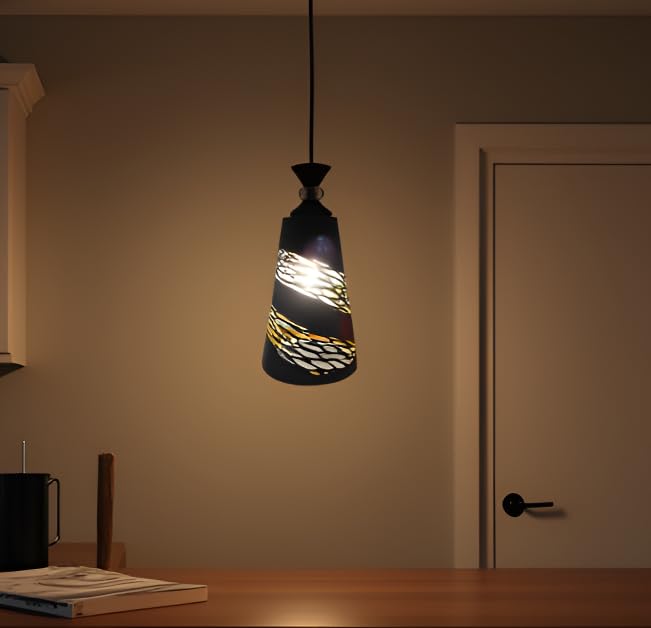 Lyse Decor Hanging Lamps for Living Room, Pendant Lights for Drawing Room Center, Dining Table Light and Bedroom Lights (Without Bulb) - Image 5